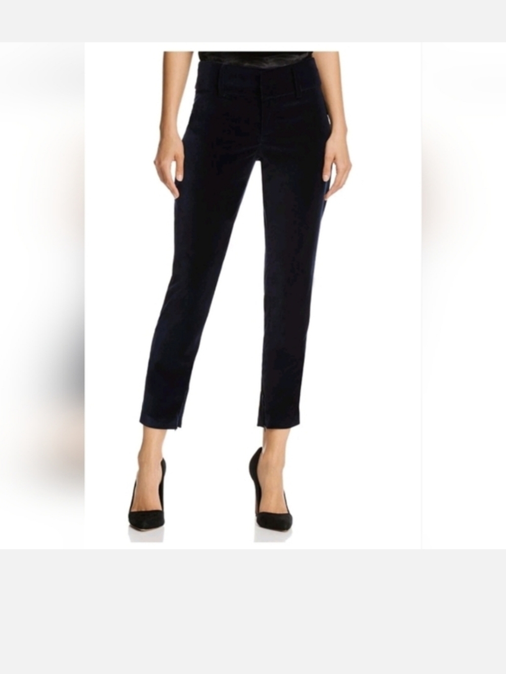Alice + Olivia stacey slim velvet ankle pants - Picture 11 of 14
